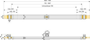 PR2700 strieborná (vzhľad ušľachtilej ocele)